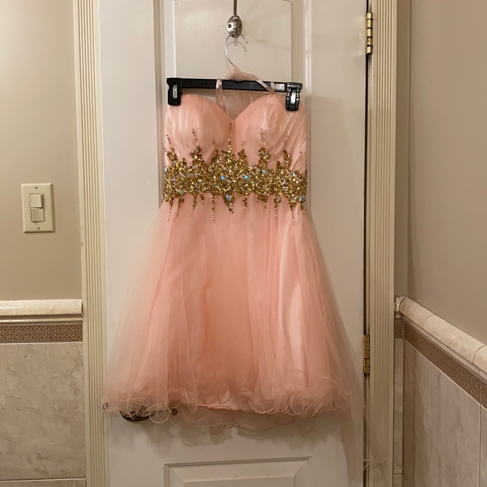 Blush Pink Prom Dress